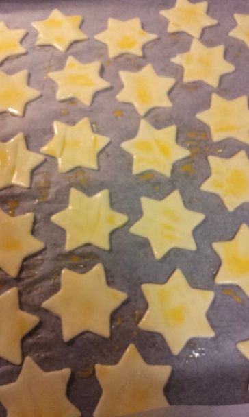 Hviezdičky s lososom a kaviárom (fotorecept) - obrázok 1