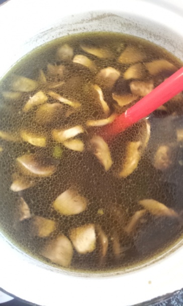 Hubovo-špenátová polievka (fotorecept) - obrázok 1