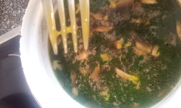 Hubovo-špenátová polievka (fotorecept) - obrázok 3