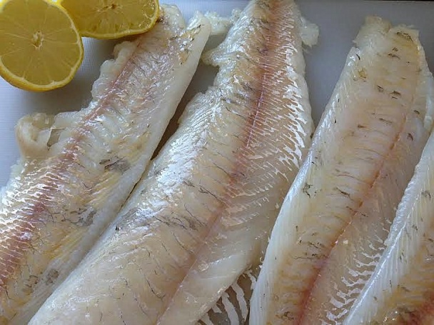 Zubáč na masle so zemiakom plneným hubami (fotorecept) - obrázok 1