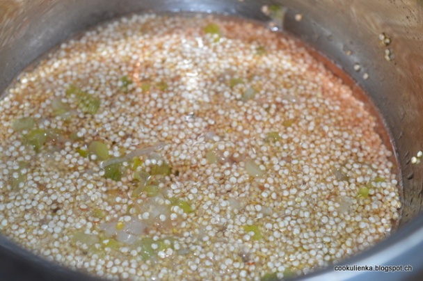 Quinoa so žihľavou na spôsob risotta (fotorecept) - obrázok 1