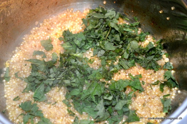 Quinoa so žihľavou na spôsob risotta (fotorecept) - obrázok 2