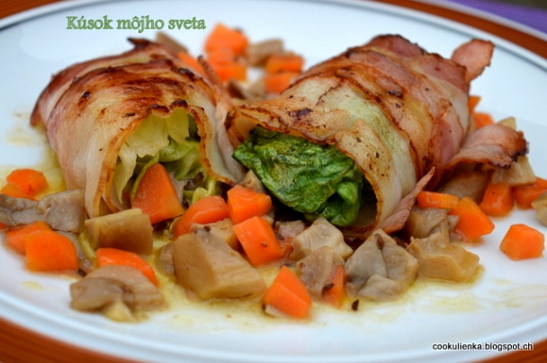 Slaninové závitky plnené hlávkovým šalátom (fotorecept) - obrázok 5