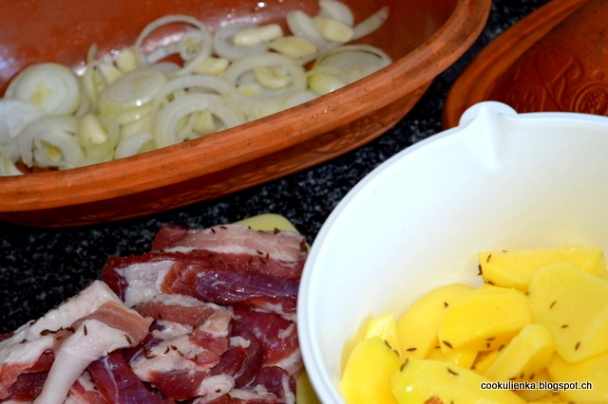 Bravčový bôčik v rímskom hrnci - eintopf (fotorecept) - obrázok 1