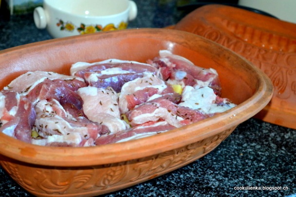 Bravčový bôčik v rímskom hrnci - eintopf (fotorecept) - obrázok 2