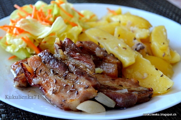 Bravčový bôčik v rímskom hrnci - eintopf (fotorecept) - obrázok 4