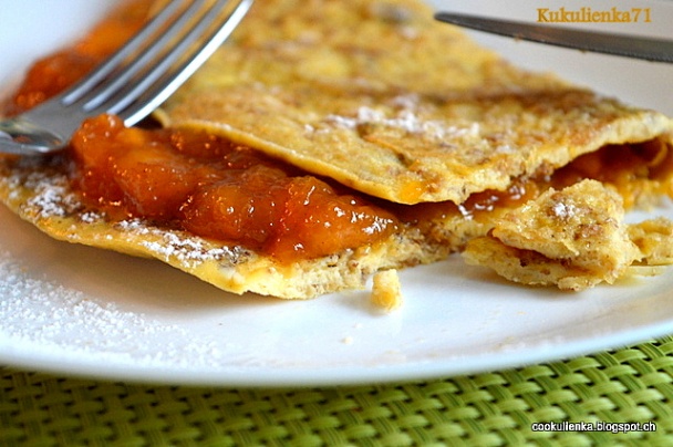 Sladká omeleta s vločkami (fotorecept) - obrázok 4
