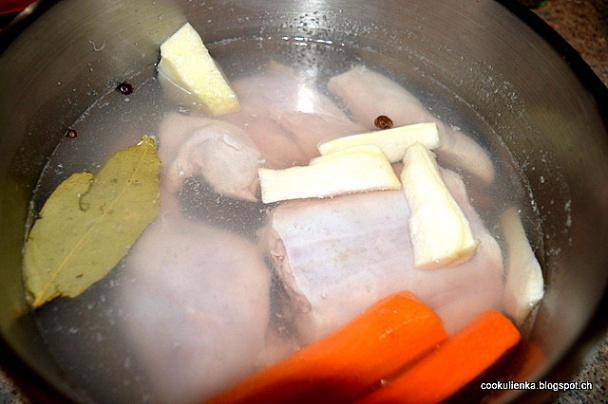 Králik v chrenovej omáčke (fotorecept) - obrázok 1