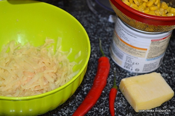 Pikantné rösti s kukuricou (fotorecept) - obrázok 1