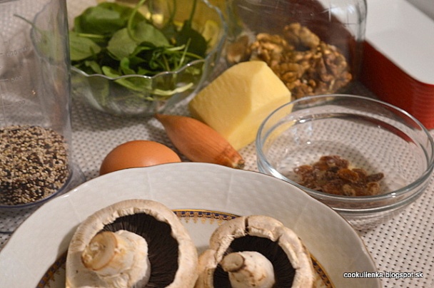 Quinoa ako plnka v šampiňónoch (fotorecept) - obrázok 2