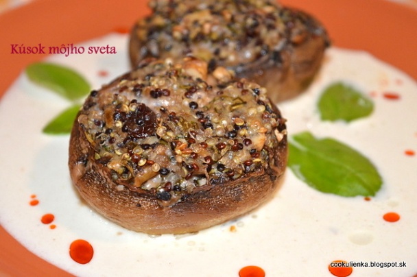 Quinoa ako plnka v šampiňónoch (fotorecept) - obrázok 11