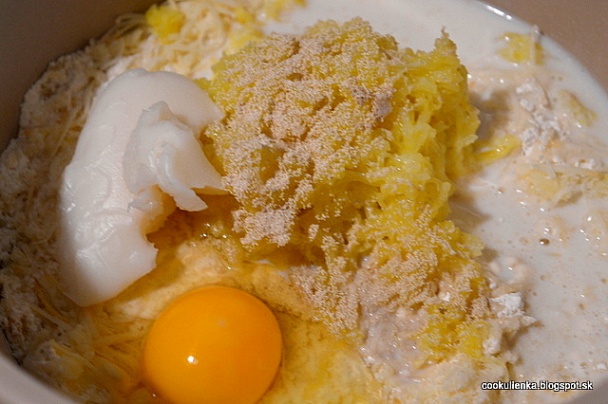 Kysnuté pufky so zemiakmi a údeným syrom (fotorecept) - obrázok 1