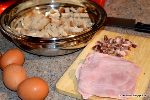 Menej mastný chlieb vo vajci (fotorecept) - obrázok 1