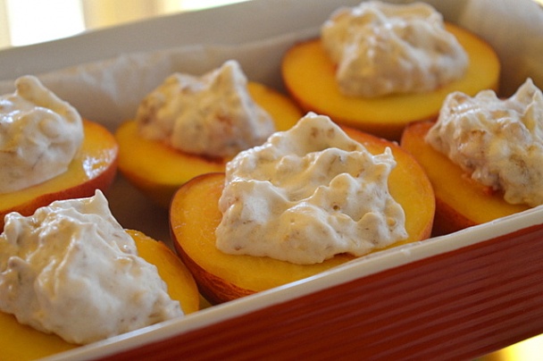 Pečené plnené broskyne (fotorecept) - obrázok 3