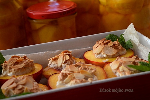 Pečené plnené broskyne (fotorecept) - obrázok 5