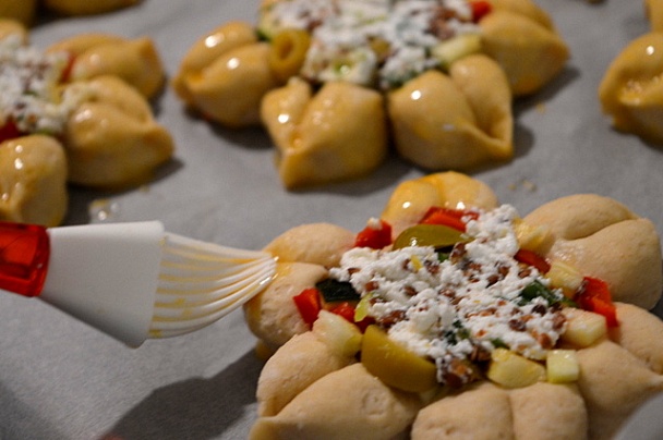 Tvarohové kvetinky so zeleninou (fotorecept) - obrázok 8