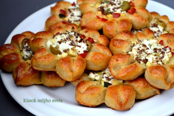 Tvarohové kvetinky so zeleninou (fotorecept) - obrázok 10