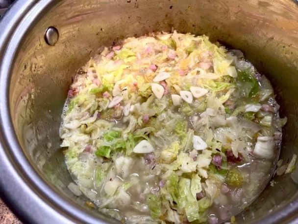 Kel s bulgurom na slaninke (fotorecept) - obrázok 2