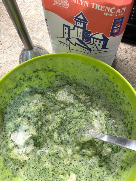 Špenátové halušky s vajcom (fotorecept) - obrázok 2