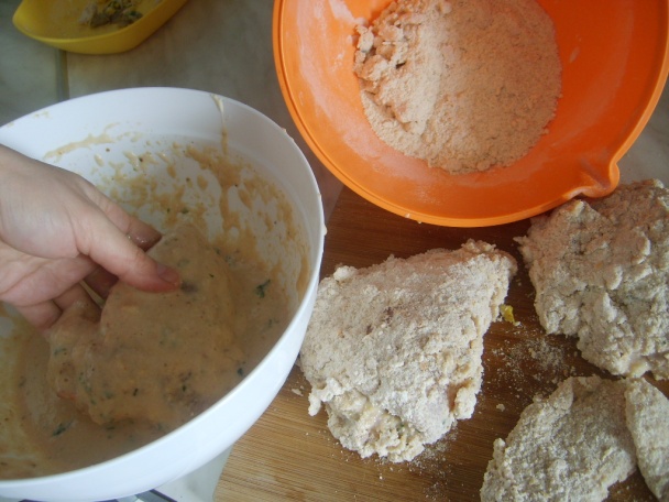 Kuracie prsia v chrumkavom kabátiku (fotorecept) - obrázok 4