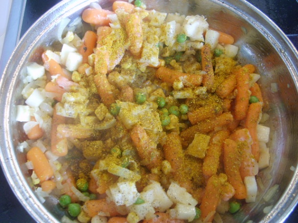 Kurča na kari zeleninke (fotopostup) - obrázok 4