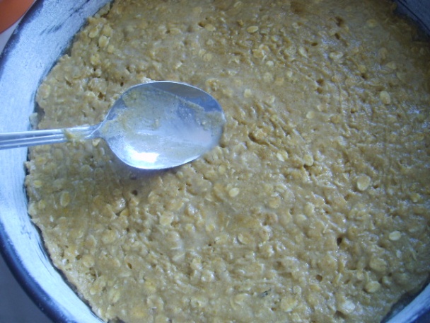 Jablkový koláč s vločkami - obrázok 3