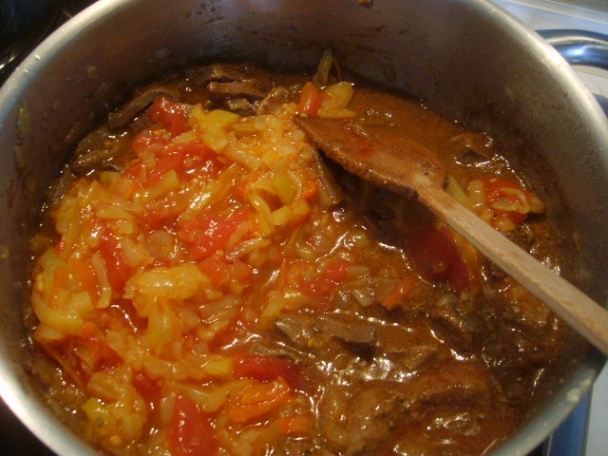 Pečeň s lečom (fotorecept) - obrázok 3