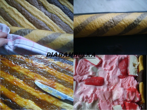 Polárna zmrzlinová roláda (fotorecept) - obrázok 3