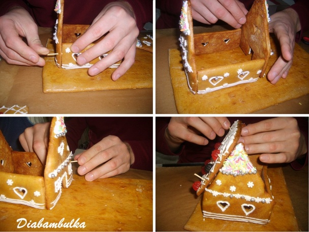 Medovníková chalúpka pre deti - postup ( fotorecept ) - obrázok 4