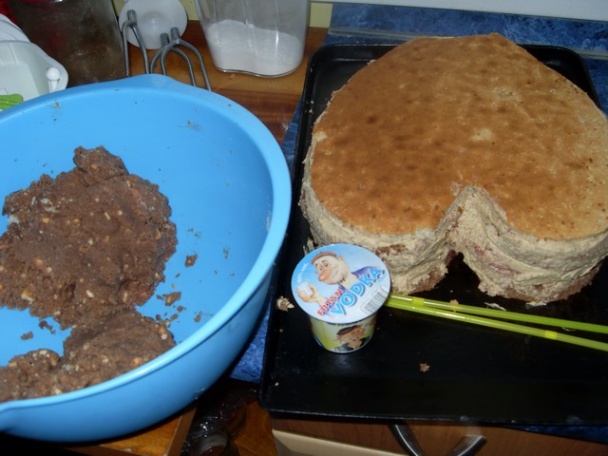 Prsia s kávovou plnkou - obrázok 1