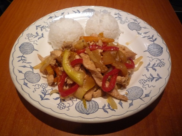 Chicken stir fry - kuracie prsia so zeleninou - obrázok 11