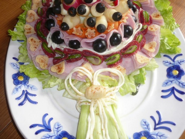 Chutná a krásna slaná kytica - obrázok 6