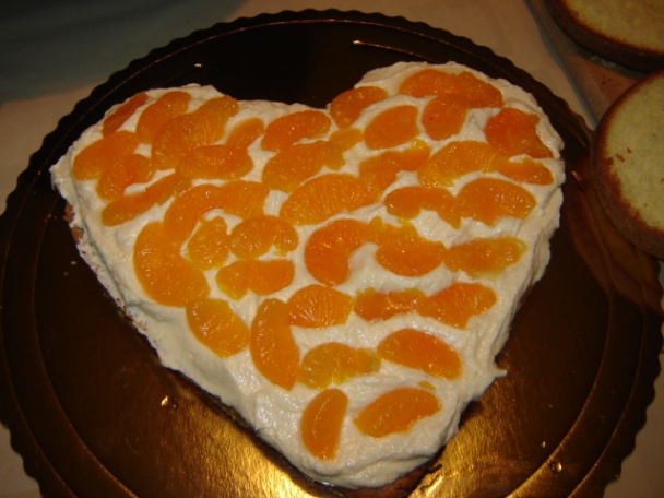 Mandarínková torta s vanilkovým krémom - obrázok 4