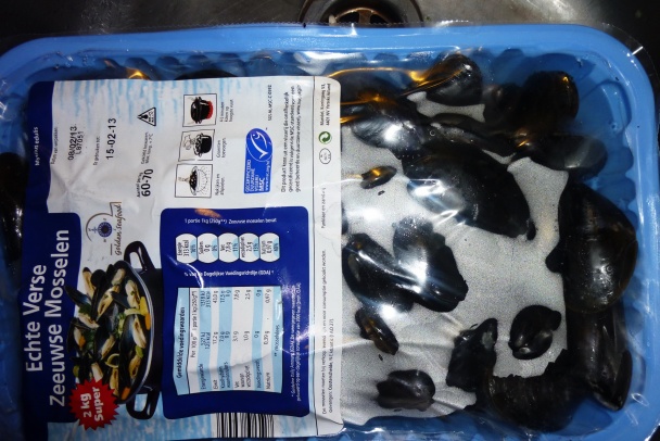 Slávky na zelenine - obrázok 1