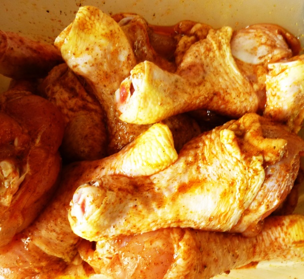 Kuracie stehná spodné s hubovou omáčkou - obrázok 1