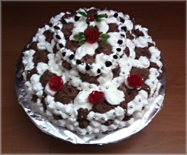 Torta so srdiečkom na vrchu (fotorecept) - obrázok 7