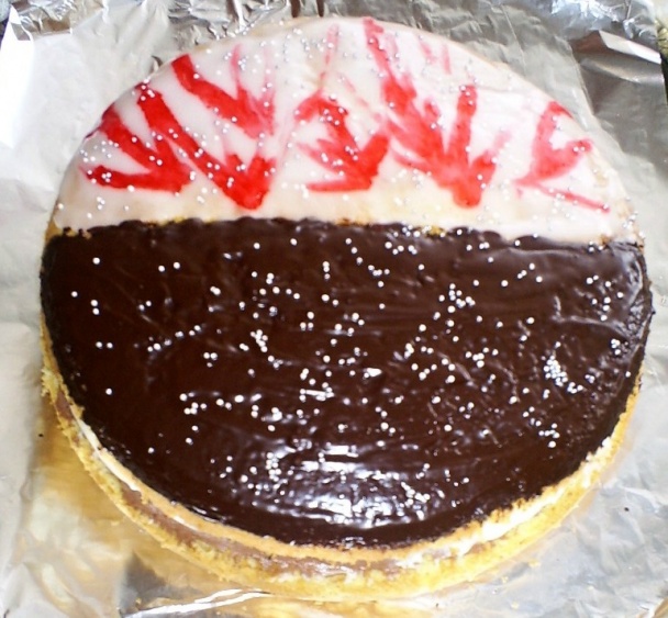 Smotanovo-čokoládové rezy - obrázok 4