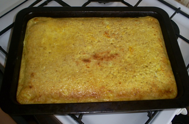 Sypaný koláč s ovocím (fotorecept) - obrázok 7