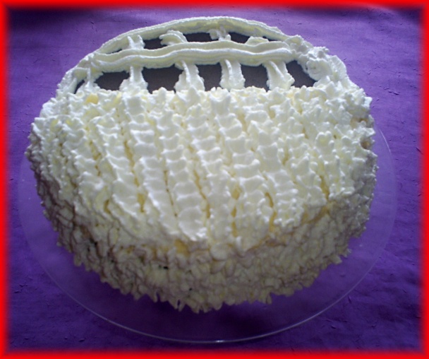 Šľahačkovo-kakaová torta s kokosovým krémom (fotorecept) - obrázok 6