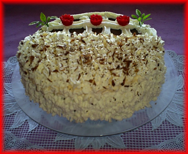 Šľahačkovo-kakaová torta s kokosovým krémom (fotorecept) - obrázok 7