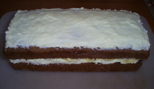 Kakaový rez s vynikajúcim tvarohovým krémom (fotorecept) - obrázok 7
