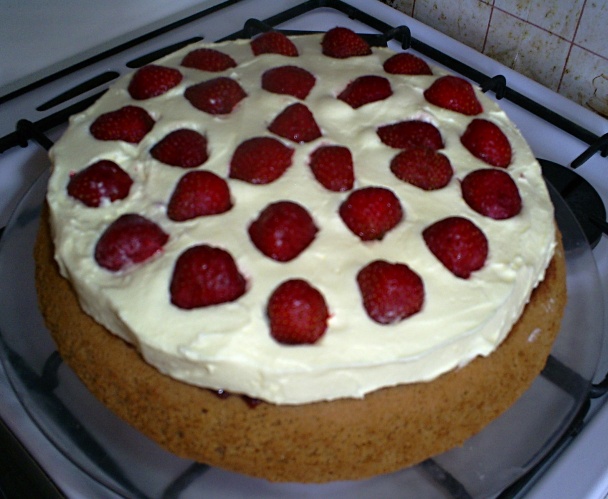 Letná jahodová torta (fotorecept) - obrázok 11