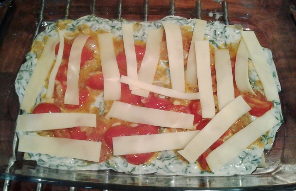 Špenátovo-paradajkové lasagne (fotorecept) - obrázok 4
