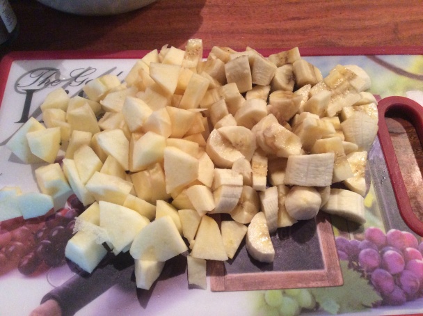 Smotanové poháre s jablkovo-banánovou vrstvou (fotorecept) - obrázok 2