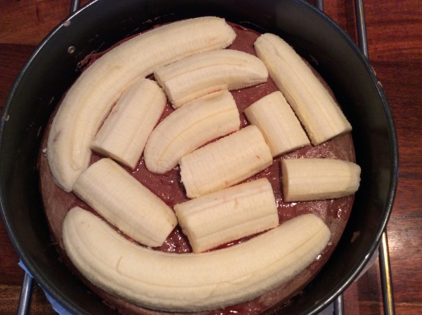 Čokoládovo-banánový koláč - obrázok 3