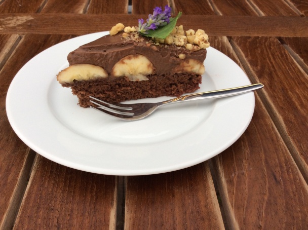 Čokoládovo-banánový koláč - obrázok 4