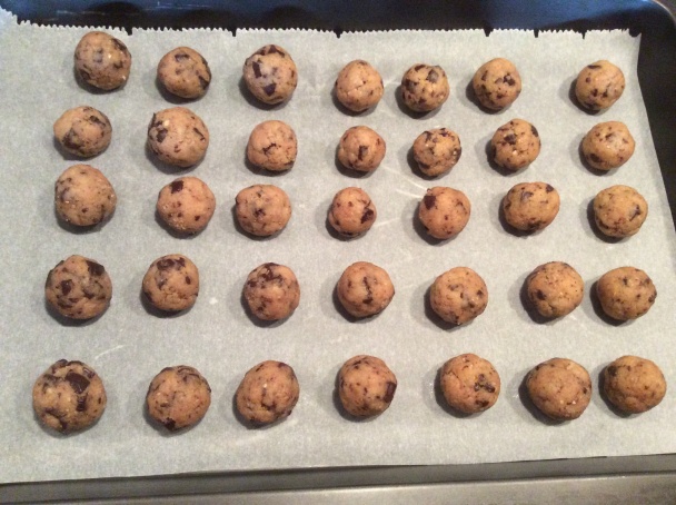 Nepečené cookies v čokoláde (fotorecept) - obrázok 3