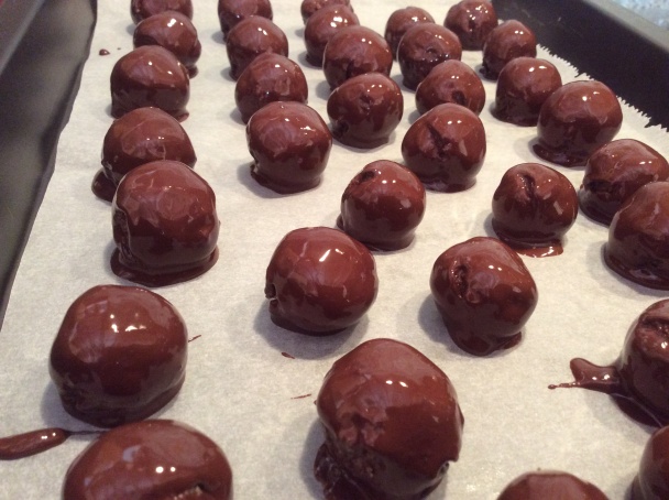 Nepečené cookies v čokoláde (fotorecept) - obrázok 4