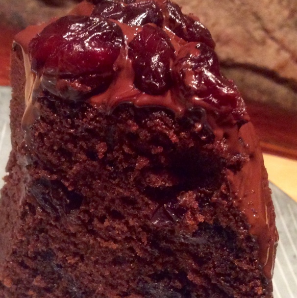 Čokoládovo-brusnicová bábovka - obrázok 4