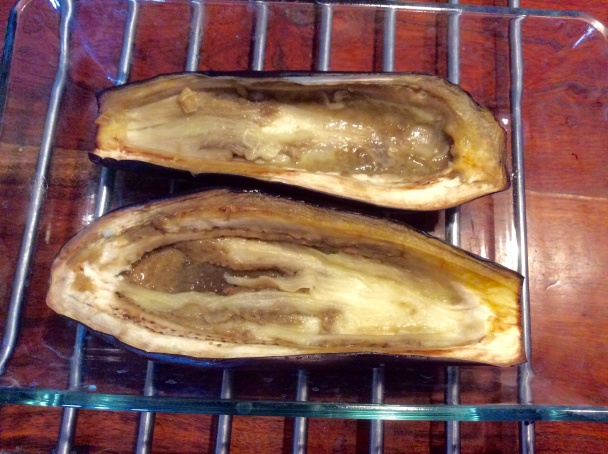 Baklažán plnený quinoou a hubami shimeji (fotorecept) - obrázok 4